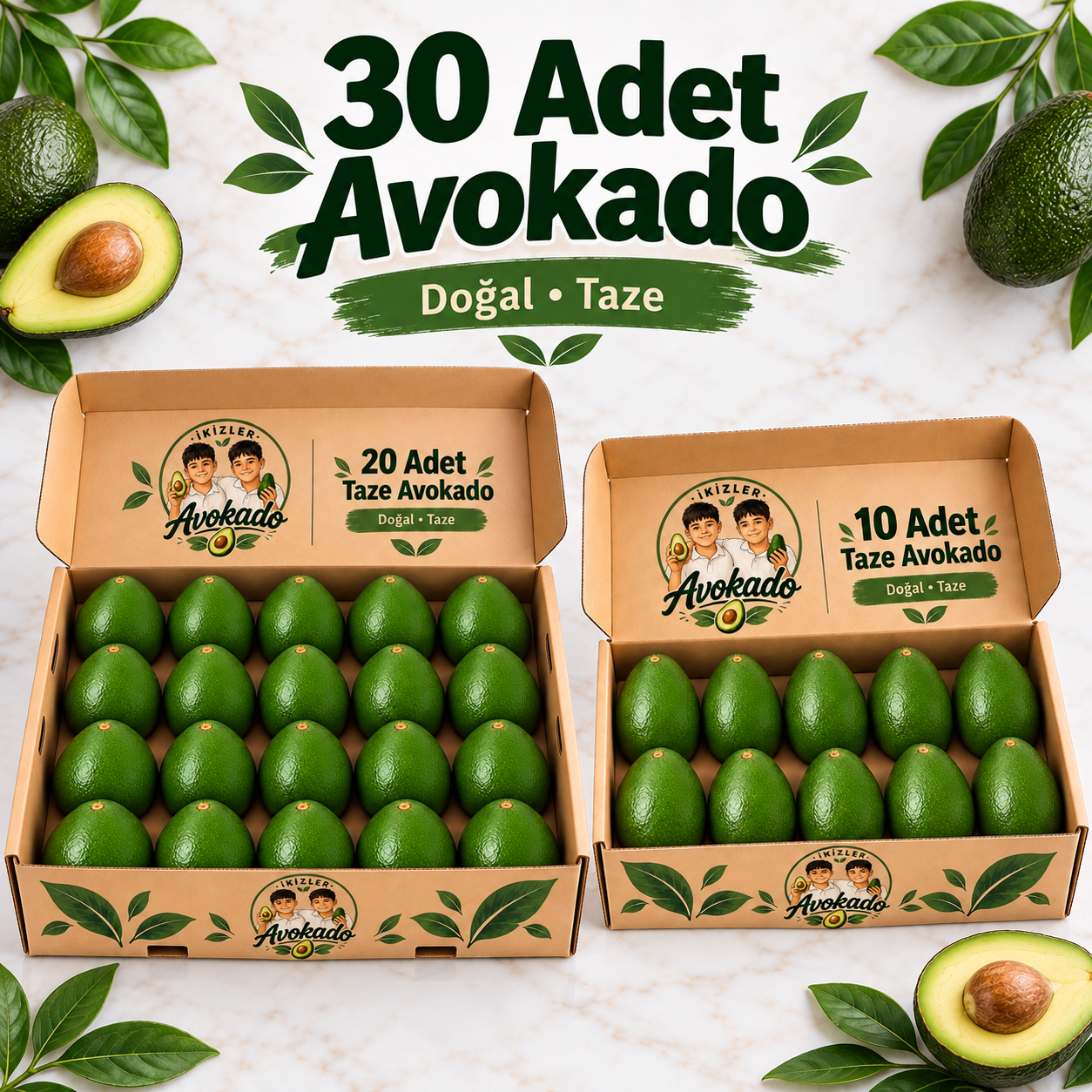30 Adet Avokado